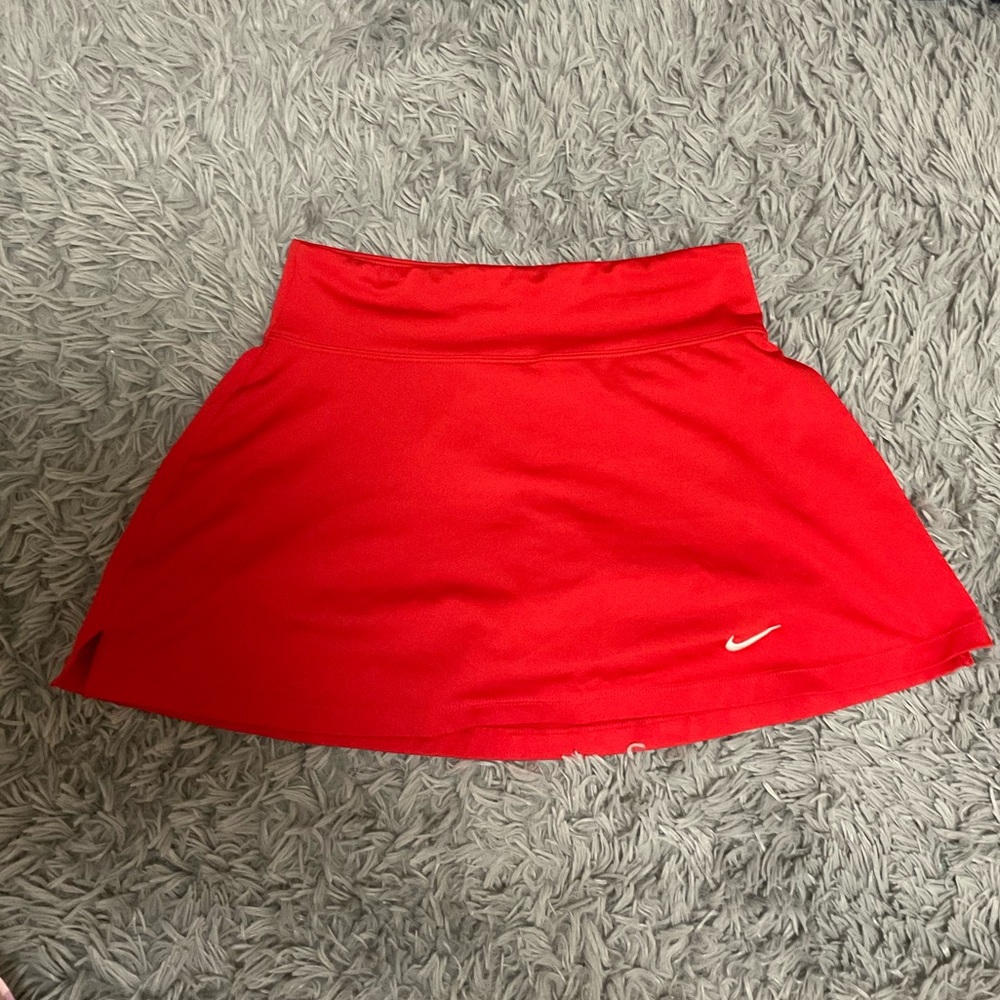 Nike Red Athletic Skirt